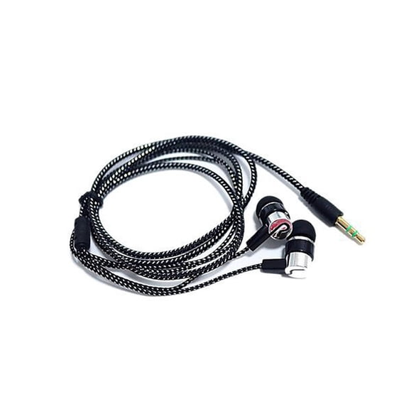 Comfortable In Ear Corded Headsets Clear Voice Call Noise Reductions Ergonomic Design For Workout Jogging