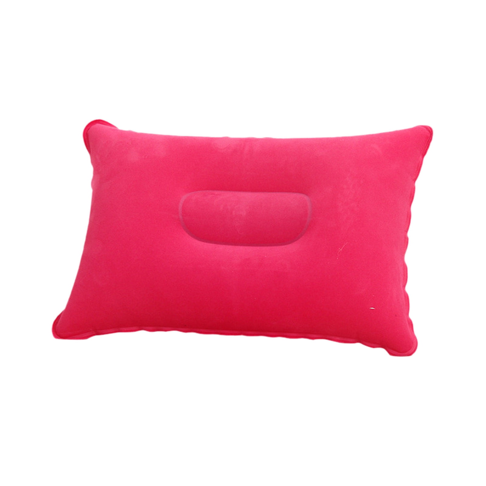 Comfortable Inflating Travel Pillow Ergonomic Inflating Silk Pillowcase