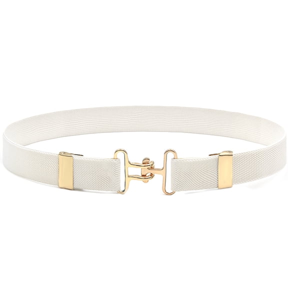 Comfortable Kids Elastic Waistband Flexible Metal Hook Buckles Stretch Waist Belt For Children Ridings And Casual Outfit