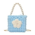thumbnail image 1 of Comfortable Knitted Shoulder Bag Storage Lightweight Handbag Everyday Carry, 1 of 21