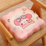 Comfortable Kuromi My Melody Seat Cushion Cartoon Sitting Cushion Back Cushion For Chair Soft Thickened