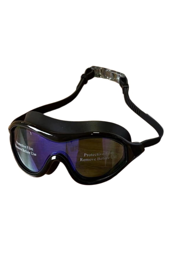 Comfortable Large Frame Swim Goggles for Adults, Anti-Fog and Waterproof Swimming Goggles with Silicone Seal, Clear Vision Eye Protection for Training, Gift for Summer Water Activities and Fun