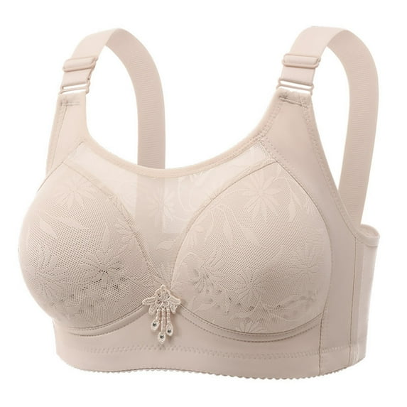 Comfortable Large Size Gathered Underwear Anti Sagging Back Without Ring To Collect Breasts Running