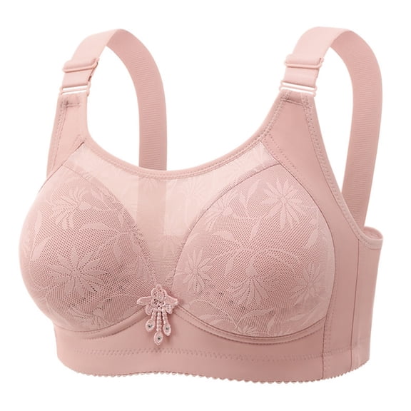 Comfortable Large Size Gathered Underwear Anti Sagging Back Without Ring To Collect Breasts Running