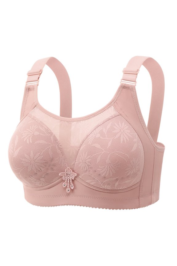 Comfortable Large Size Gathered Underwear Anti Sagging Back Without Ring To Collect Breasts Running