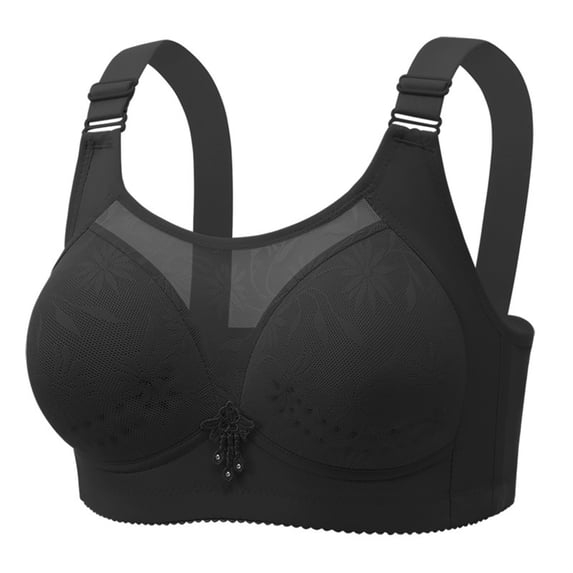 Comfortable Large Size Gathered Underwear Anti Sagging Back Without Ring To Collect Breasts Running