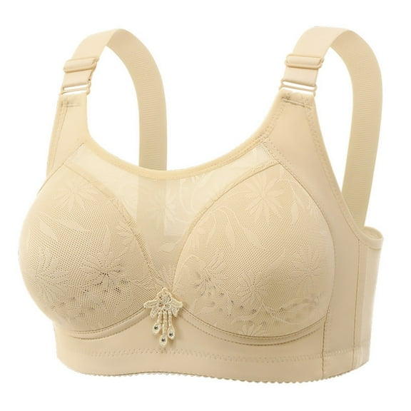 Comfortable Large Size Gathered Underwear Anti Sagging Back Without Ring To Collect Breasts Running