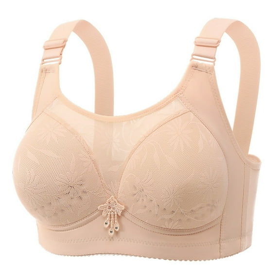 Comfortable Large Size Gathered Underwear Anti Sagging Back Without Ring To Collect Breasts Running