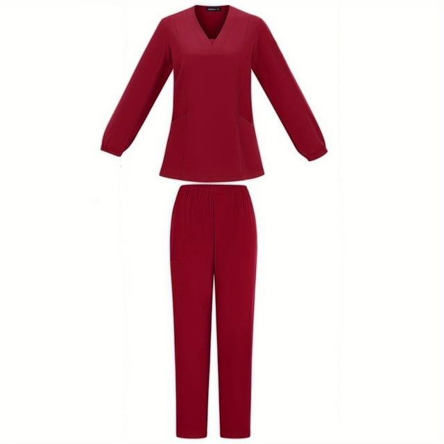 Comfortable Long - Sleeve Work Tops with Coordinating Trousers for Spring and Autumn: High - Quality, Durable Workwear Ensuring All - Day Comfort in Transitional Seasons