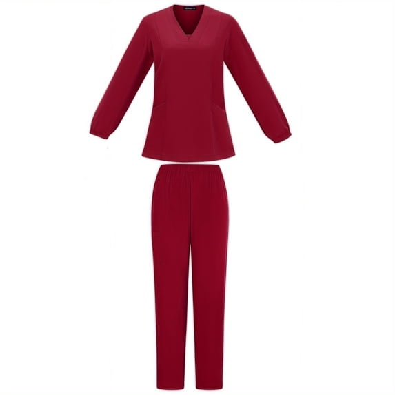 Comfortable Long - Sleeve Work Tops with Coordinating Trousers for Spring and Autumn: High - Quality, Durable Workwear Ensuring All - Day Comfort in Transitional Seasons