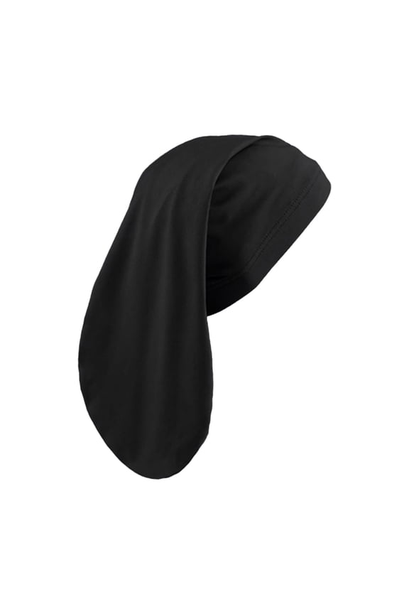 Comfortable Long Tail Hair Wrap Turban Hat for Men Quick Dry Polyester Dreadlocks Head Wrap for Men's Long Hair