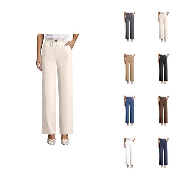 Comfortable Loose Fit Casual Straight Leg Trousers For Everyday Wear And Relaxation