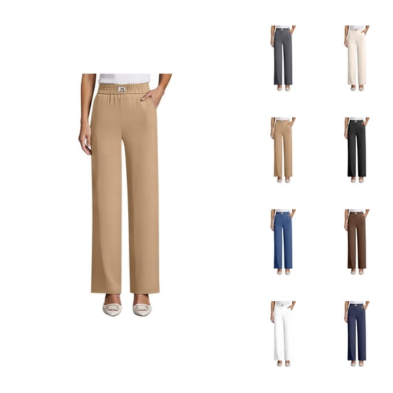 Comfortable Loose Fit Casual Straight Leg Trousers For Everyday Wear And Relaxation