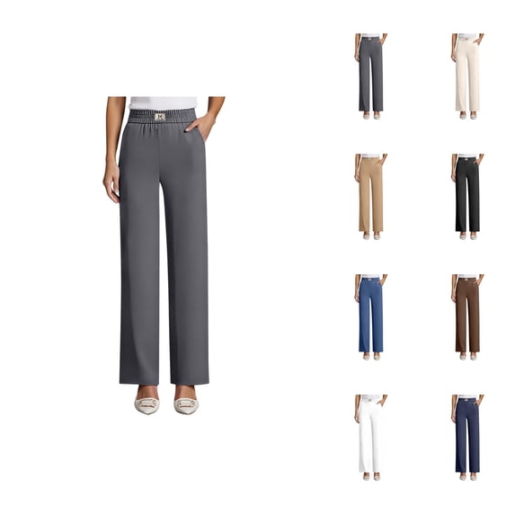 Comfortable Loose Fit Casual Straight Leg Trousers For Everyday Wear And Relaxation