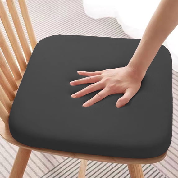Comfortable Memory Foam Seat Cushion with Non-Slip Breathable Cover, Ergonomic Support, Removable Washable Cover, Suitable for Office, Kitchen, Restaurant, and Car Black