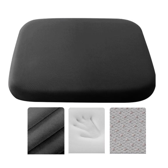 Comfortable Memory Foam Seats Support Cushions for Prolonged Sitting, Fit Office Chairs, Car, and Home Sofas