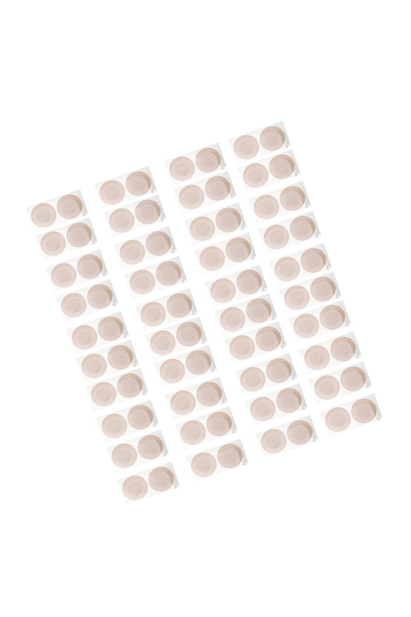Comfortable Men Nipple Pasties Disposable Invisible Breast Covers Breathable Non-Woven Shield for Marathon Running Athletic Protection, Skin Tone Beige, 4.0 inches / 10.0 cm, 40 Pairs