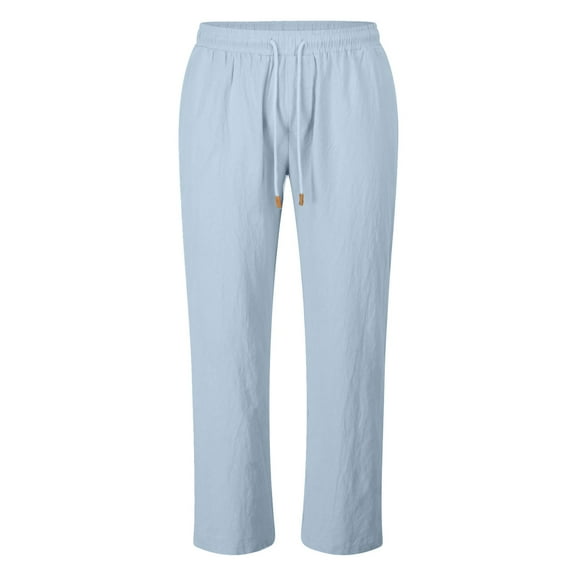 Comfortable Men's Casual Pants with Drawstring - Ideal for Everyday Wear and Relaxation in Various Settings Mens Trousers Gym Dress Long
