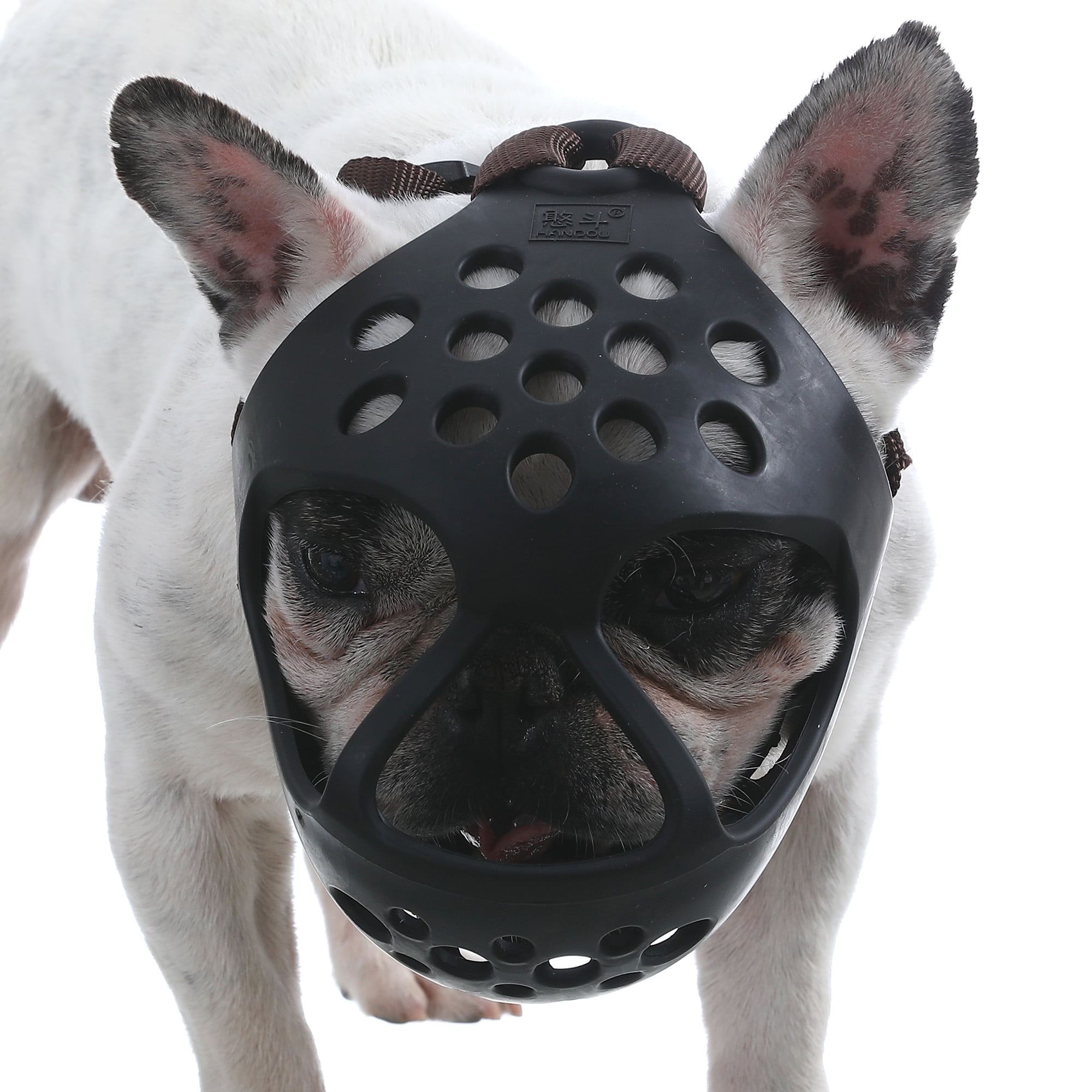 Comfortable Mesh Muzzle for Short Snout Dogs Biting and Chewing Ideal ...