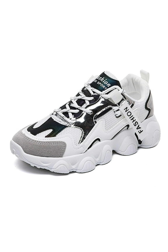 Comfortable Mesh Running Shoes; Cushioned Sole Athletic Sneakers;Flexible Folding Body Tennis Footwear;Lightweight Walking Shoes for Any Occasion