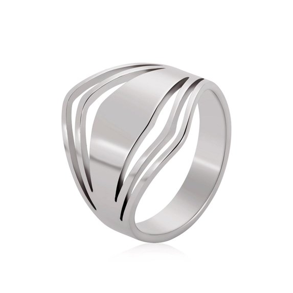 Comfortable Metal Rings Daily Wear Rings Hollow Statement Rings Stylish Jewelry