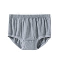 thumbnail image 1 of Comfortable Nylon Men's Briefs Lightweight, Breathable & Long-Lasting Everyday Underwear，Plus Size Gray 2XL, 1 of 2