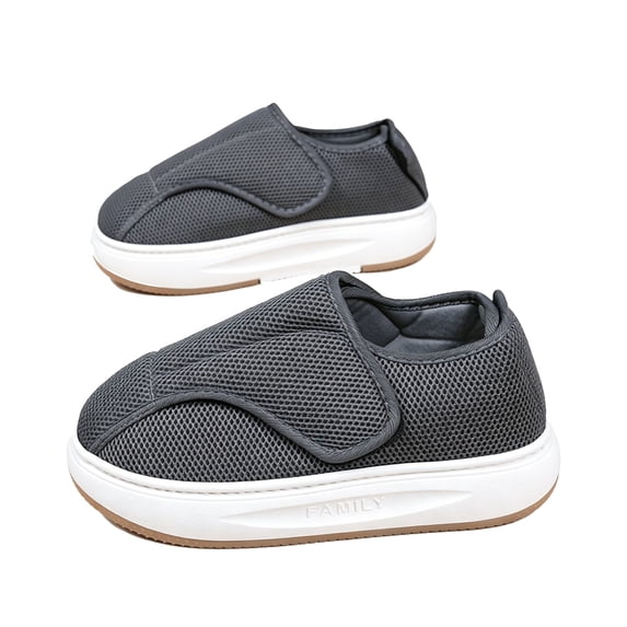 Comfortable Orthopedic Shoes Diabetic Shoes for Men and Women Wide Width Sneakers, Breathable Walking Shoes For Swollen Feet Adjustable Lightweight Elderly Footwear