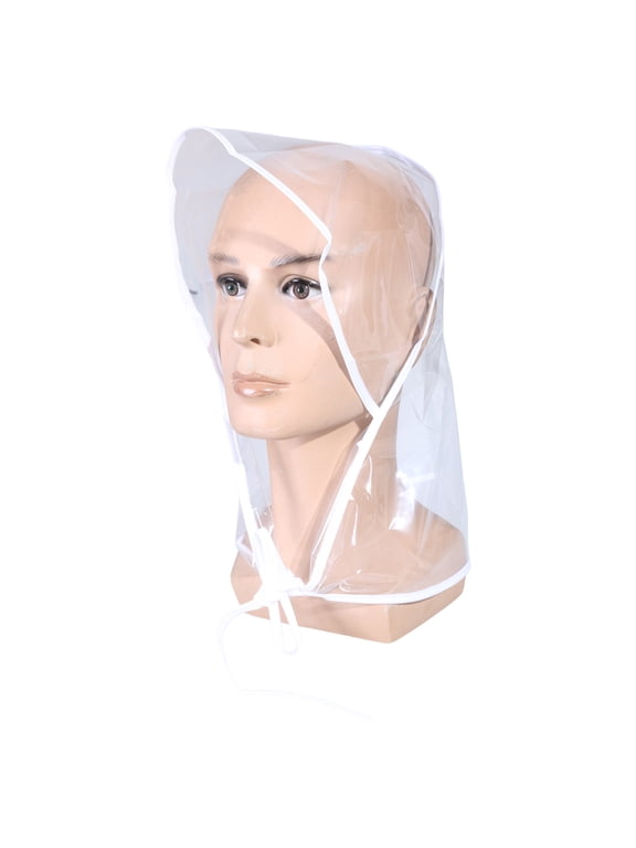 Comfortable PVC Rain Hat for Hiking and Running Waterproof Rain Bonnet for Unisex PVC Rain Hat