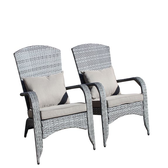 Comfortable Patio Chair with Cushions in Elegant Design Durable PE Rattan Steel Outdoor Seating for Any Space