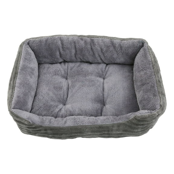 Comfortable Pet Beds for Small and Medium Dogs and Cats - Washable Calming Orthopedic Sleeping Bed with Durable Bottom Design
