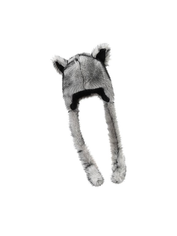 Comfortable Plush Hat Foxes Ears and Ear Cover Fashion Ear Protections for Outdoor Adventures Like Skiing Hiking