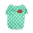 thumbnail image 1 of Comfortable Polka Dot Pet Shirt - Warm Hoodies O-Neck Short Sweatshirt for Stylish Home Wear, 1 of 8