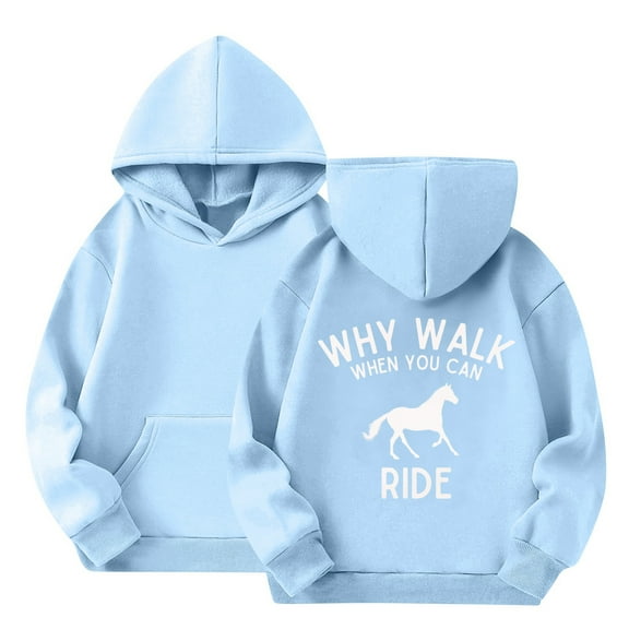 Comfortable Pullover Hoodie Sweatshirt with Horse Graphic and Motivational Quote for Equestrian Enthusiasts Unisex Design Suitable for Outdoor Activities