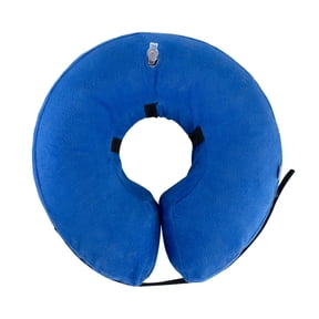 Comfortable Recovery Collar Inflatable After for Dogs Cats Wound Healing Easy to Eat and Drink Soft Lint