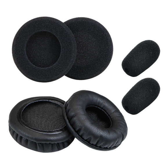 Comfortable Replacement Noise Isolating Soft Sponge Earpad Kit for B250XT B150, Foam and Microphones Covers, 6 Pack/set