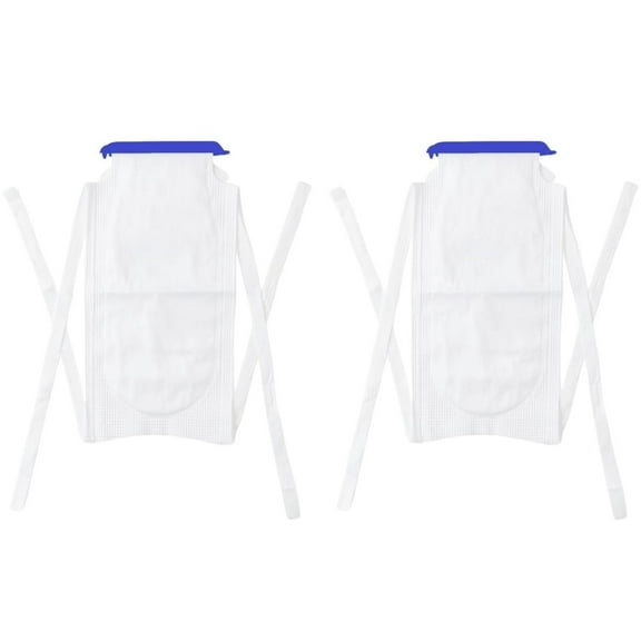 Comfortable Reusable Medical Large Ice Bags, Refillable Ice Packs with 4 Adjustable Ties for Cold Therapy, Muscle Pain Relief and Ankle, Knee, Neck, Shoulder Injuries (2 Pack)