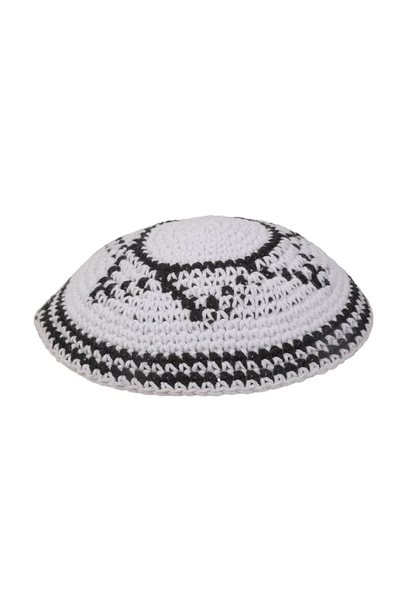 Round Kippah For Daily Prayer Comfortable Practical Polyester Skullcap Ideal For Synagogue Event And Holidays