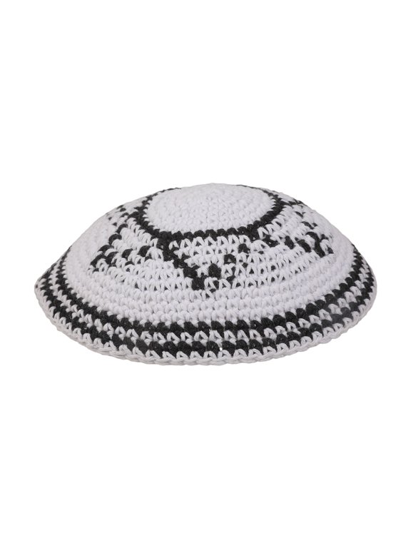 Round Kippah For Daily Prayer Comfortable Practical Polyester Skullcap Ideal For Synagogue Event And Holidays
