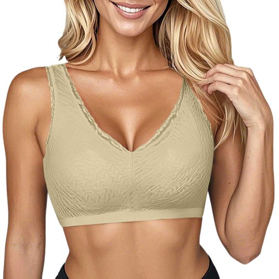 Comfortable Seamless Full Coverage Bra For Women Wireless Bras With Soft Support Regular And Plus Size