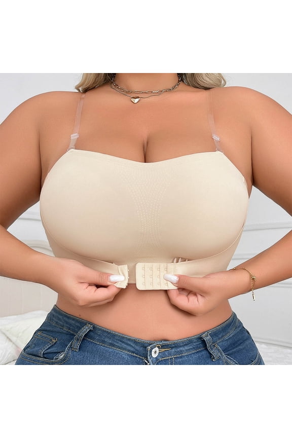 Comfortable Seamless Full Coverage Bra For Women Wireless Bras With Soft Support Regular And Plus Size