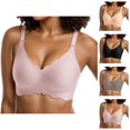 thumbnail image 1 of Comfortable Seamless Wireless Bra For Women Plus Size Jelly Design Gathered Support Versatile Loungewear For All Seasons Womens Bra Wireless, 1 of 8