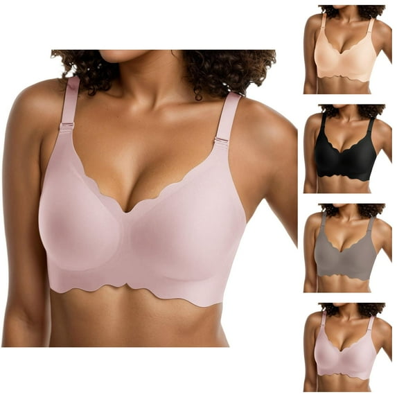 Comfortable Seamless Wireless Bra For Women Plus Size Jelly Design Gathered Support Versatile Loungewear For All Seasons Womens Bra Wireless