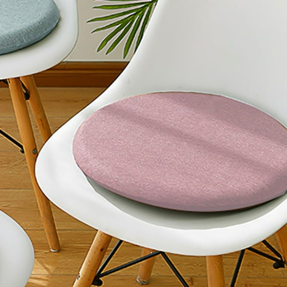 Comfortable Seat Cushion Soft Round Stool Cushion Chair Pad 16 Inch Modern Style Sitting Cushion Handmade Floor Pouf