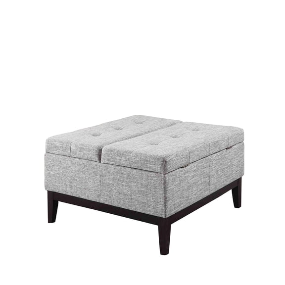 Comfortable Seating Area / Chatting with Friends / Beige Gray Storage Table