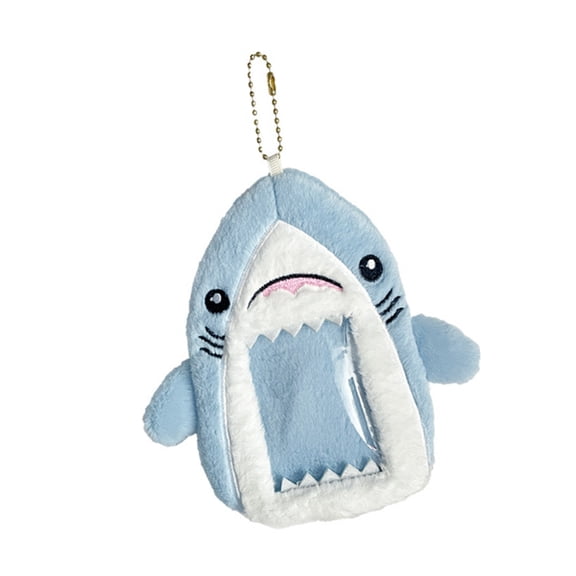 Comfortable Shark Plush Card Keeper Decoration Enhances Your Storage Experience