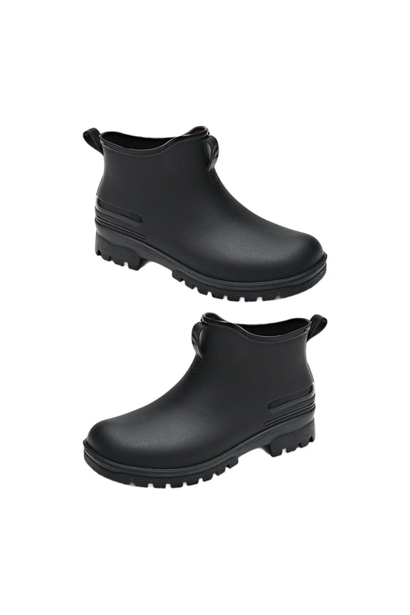 Comfortable Short Rain Shoes Men Women for Outdoor Fishing Waterproof Breathable Ankle Rain Boot Fashionable