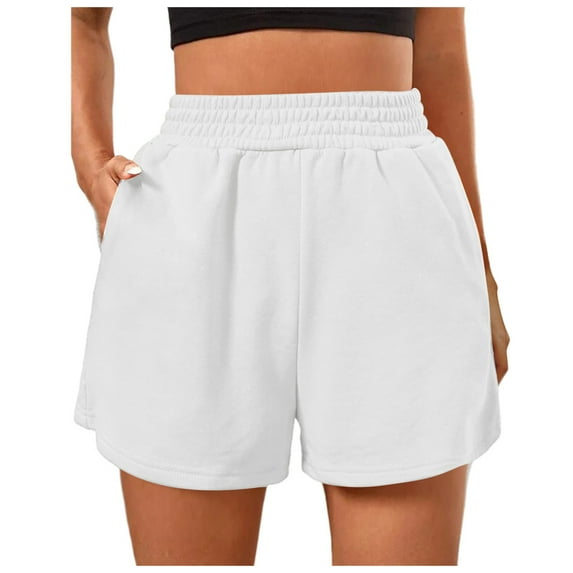 Comfortable Shorts for Women, Compression Shorts for Women,Women's Casual Sports Shorts with Elastic Waist Loose Fit Wide Leg Design for Everyday Comfort and Style