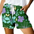 thumbnail image 1 of Comfortable Shorts for Women, Flowy Athletic Shorts for Women,Women's Casual High Waisted Sports Shorts with Print Loose Fit and Pocket Design for Active, 1 of 4