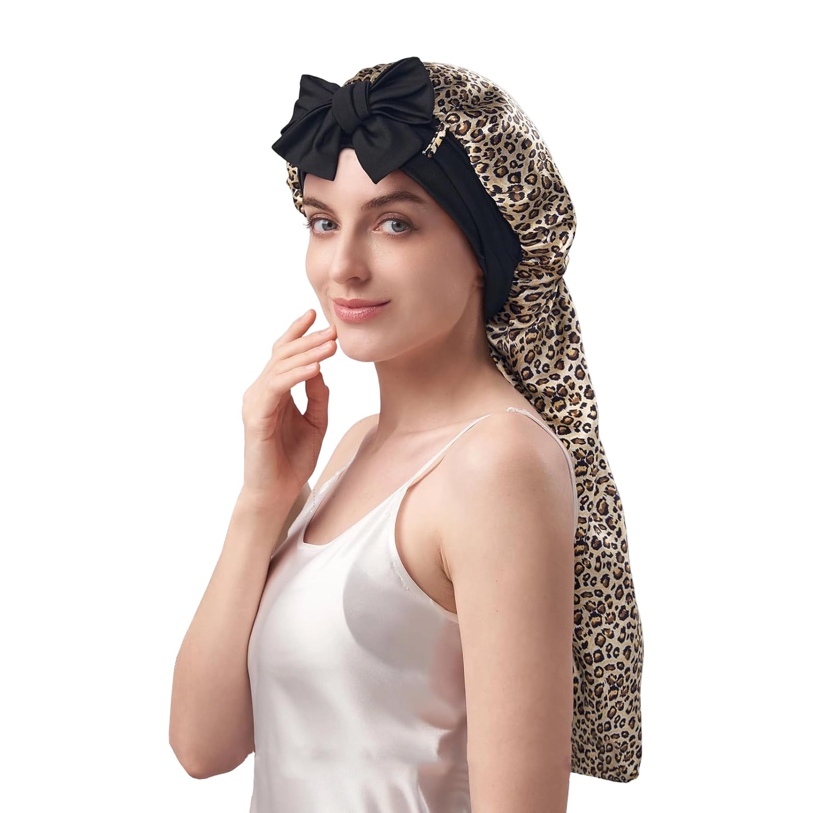 Comfortable Silk Sleep Bonnet for Women with Adjustable Straps for a Perfect Night's Rest