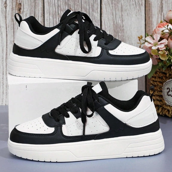 Comfortable Sneakers for Men and Women, Lightweight White and Pink Colorblock Design, Perfect for Walking, Commuting or Everyday Wear - 2026